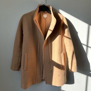 J. Crew Tan Coat 2P